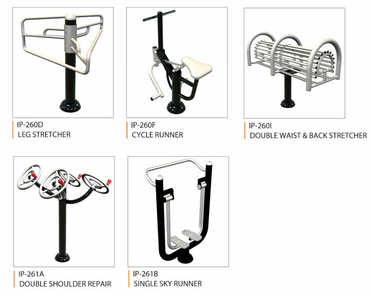 Stand Alone Outdoor Fitness Equipment